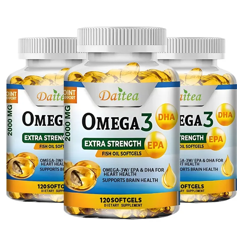 Ang Omega 3 Fish Oil 2000mg Softgels na may EPA at DHA ay sumusuporta sa Heart Brain Joint at Eye Health ay nagpapalakas ng Nerve Function at Immunity — image 9