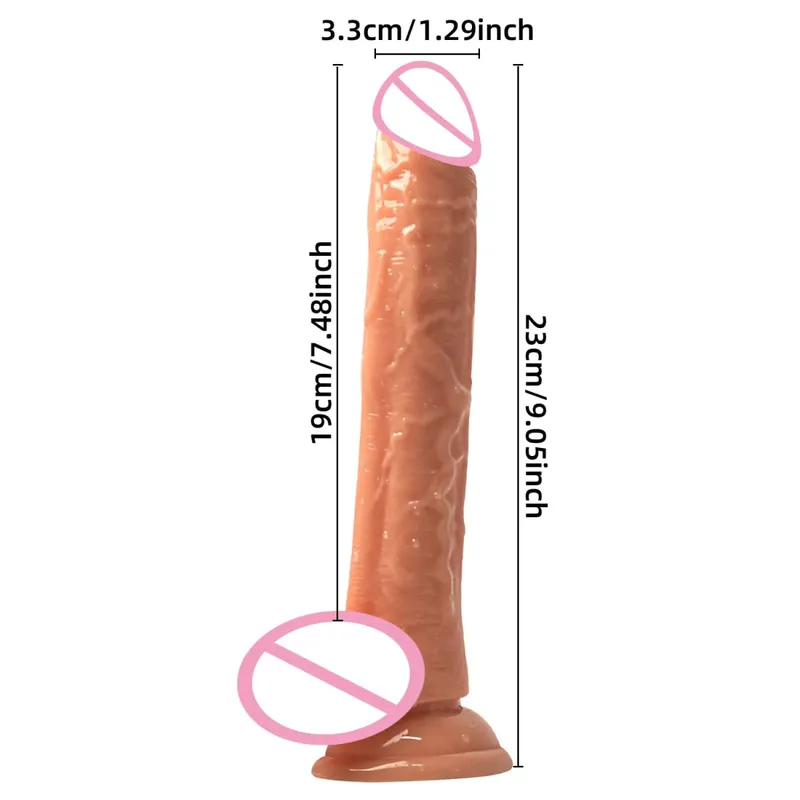 Makatotohanang G-Spot Dildo na may Suction Cup Mahabang Penis Anal Dildos Mga Matanda na Mga Laruan sa Pagtatalik para sa Babae Lalaki Gay Strapon Dick Vagina Stimulator — image 4