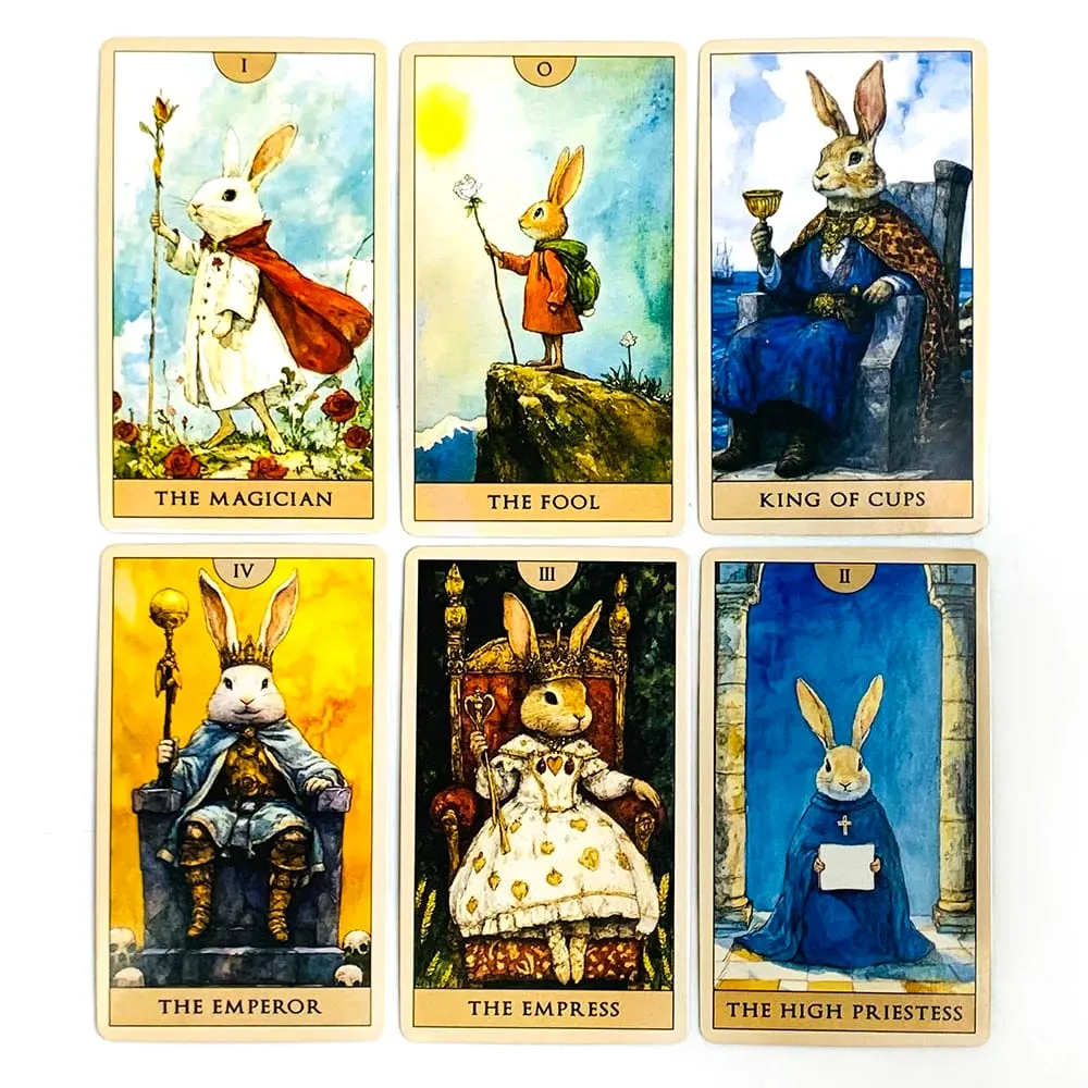 2026 New Tarot Cards 78 Card Tarot Deck English Version Destiny Prediction Divination Board Game Family Gathering Card Game — image 4