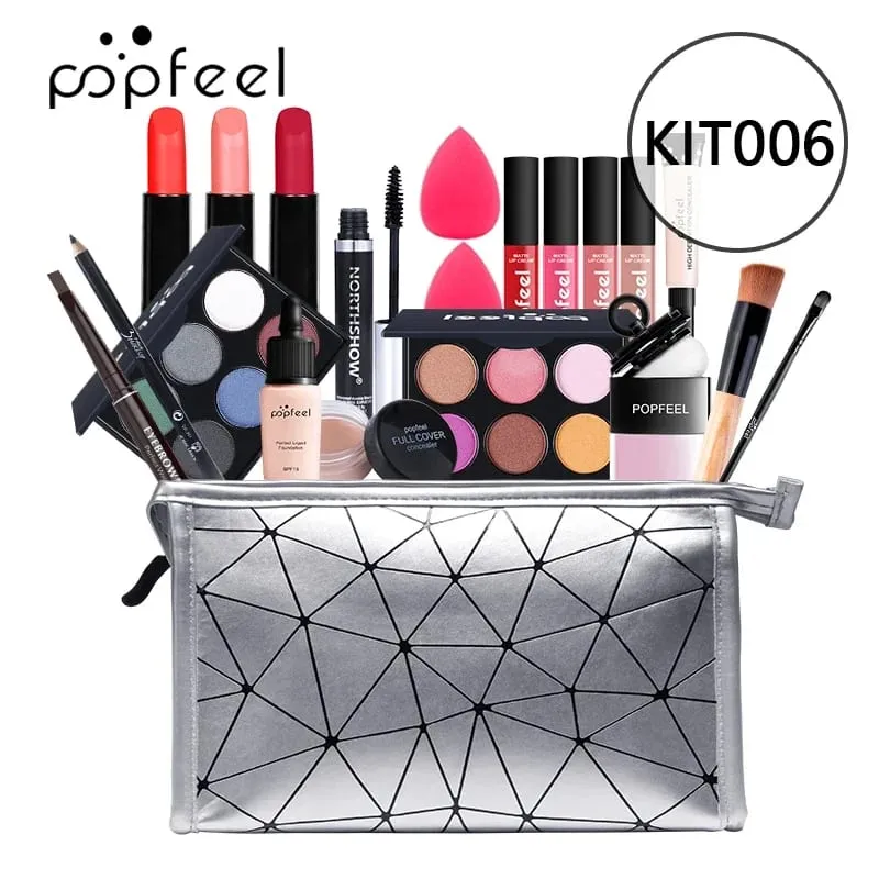 Professional Makeup Kit For Girl Eyeshadow Cream Make up Bag Concealer Blush Lip Gloss Lipstick Makeup Brush Women Make-up Set — image 8