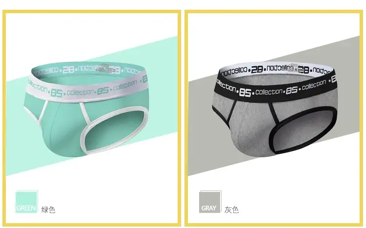0850 Herr Sexiga Underkläder Trosor Herr Bomull Bekväma Andas Trosor Partihandel Man Kalsonger Cueca Herr Underbyxor — image 10