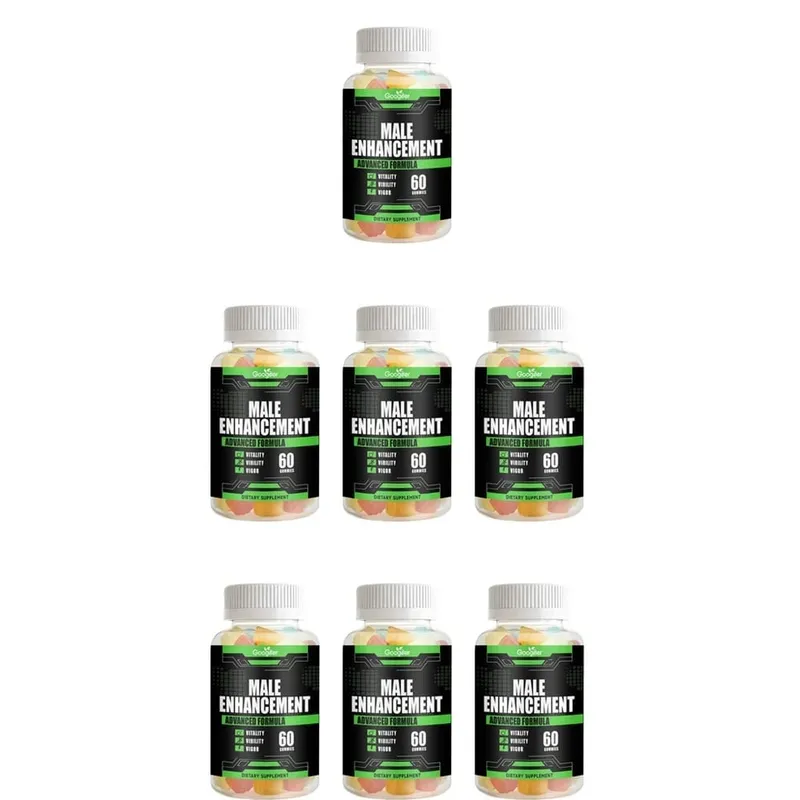 Googeer Men's Endurance Gummies Energy and Vitality Support Blood Flow & Post Training Muscle Recovery Support 60 Count
