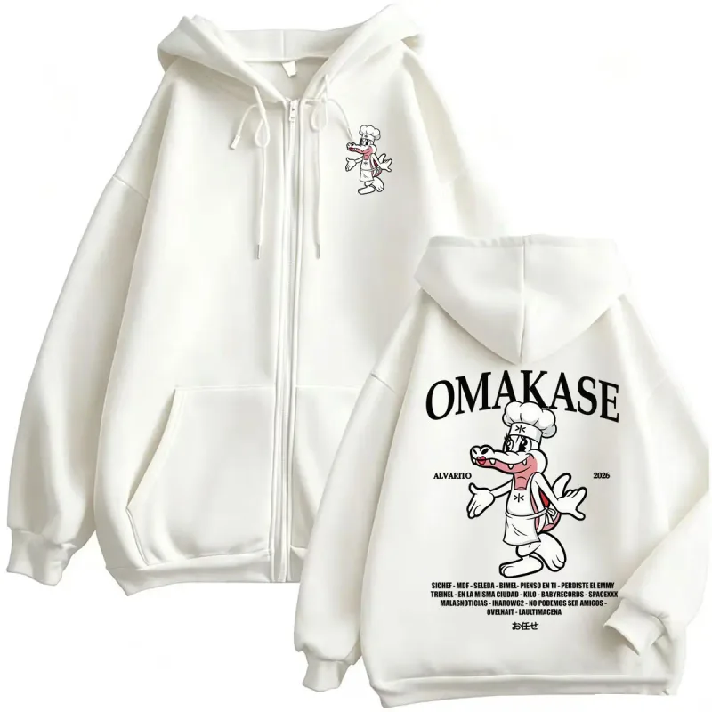 Omakase Alvaro Diaz Tour Zip Up Hoodies Men Women Harajuku Classic Retro Jacket Sweatshirt Coats Casual Bodywarmer Zipper Hoodie — image 8