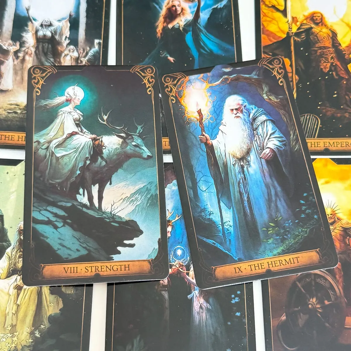 Druidic Tarot Cards 78pcs English Version Mysterious Divination Tarot Deck Board Game — image 5