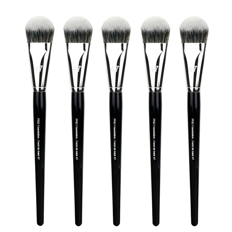 1-10pcs Pro Foundation Brush 47 Broom Head Professional Liquid Foundation Cream Concealer Brushes Women Face Base Makeup Tools — image 9