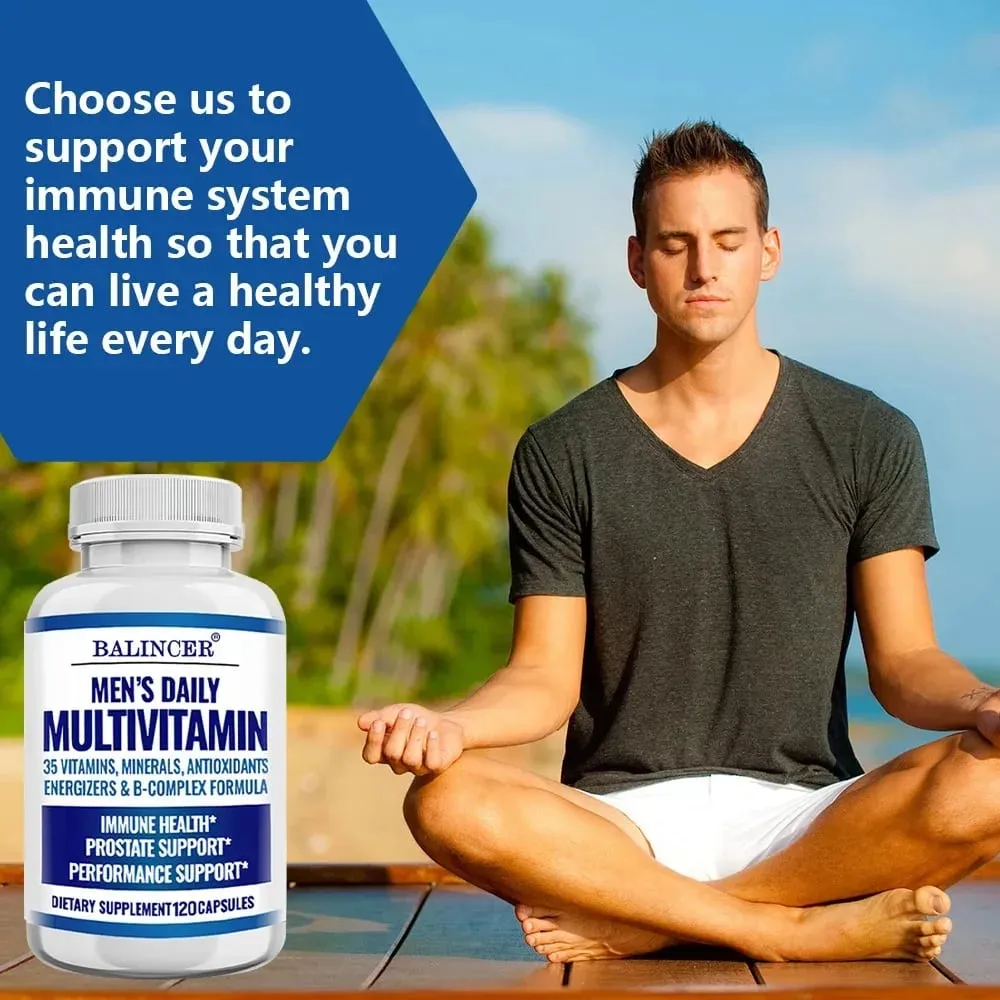 Men's Multivitamin - Improves Bone Strength Supports Energy & Endurance Enhances Cognition Supports Brain Eye and Heart Health — image 3