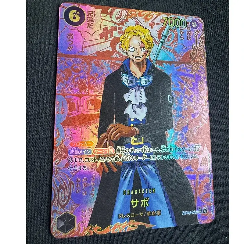 ONE PIECE Roronoa Zoro Monkey D. Luffy DIY Hjemmelavet samlingskort engelsk japansk version Legetøj Julefødselsdagsgave — image 16