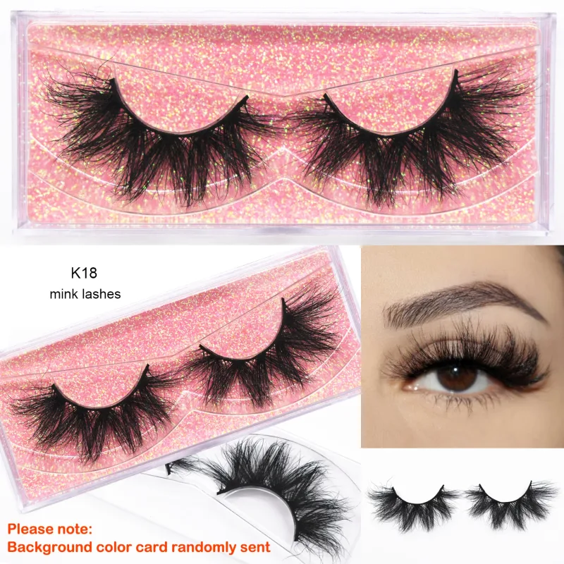 D20 Real Mink Lashes Eyelashes Extension Natural Long Winged Volume Eye Lashes Handmade Mink Fake Eyelash Makeup Lash — image 26