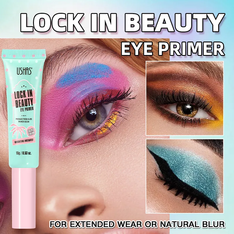 Lock In Beauty Lidschatten-Primer, langlebig, wischfest, erhellt die Augenfarbe, glatte Basis, unsichtbarer Augen-Make-up-Primer — image 2