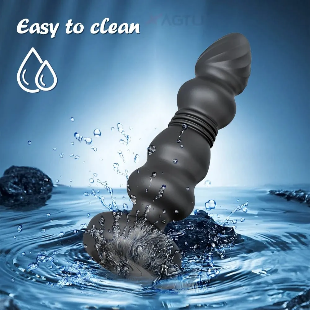 Pagtulak ng Anal Plug Vibrator Butt Plug Male Prostate Massager Teleskopiko G Spot Vibrator Stimulator Mga Laruan ng Seks para sa Babae Mga Lalaki 18+ — image 6