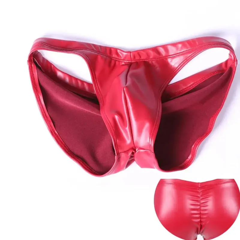 Óleo brilhante cuecas de natação espuma do plutônio elástico baixo-rise nádegas-levantamento deslizamento biquíni shirring virilha costura roupa interior calções de banho — image 13