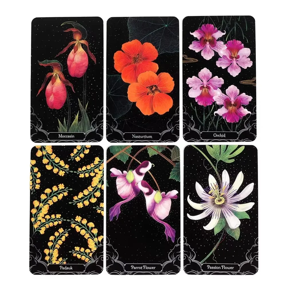A Little Rain Botanical Oracle card Leisure Party Table Game High Quality Fortune-telling Prophecy Tarot Deck — image 2