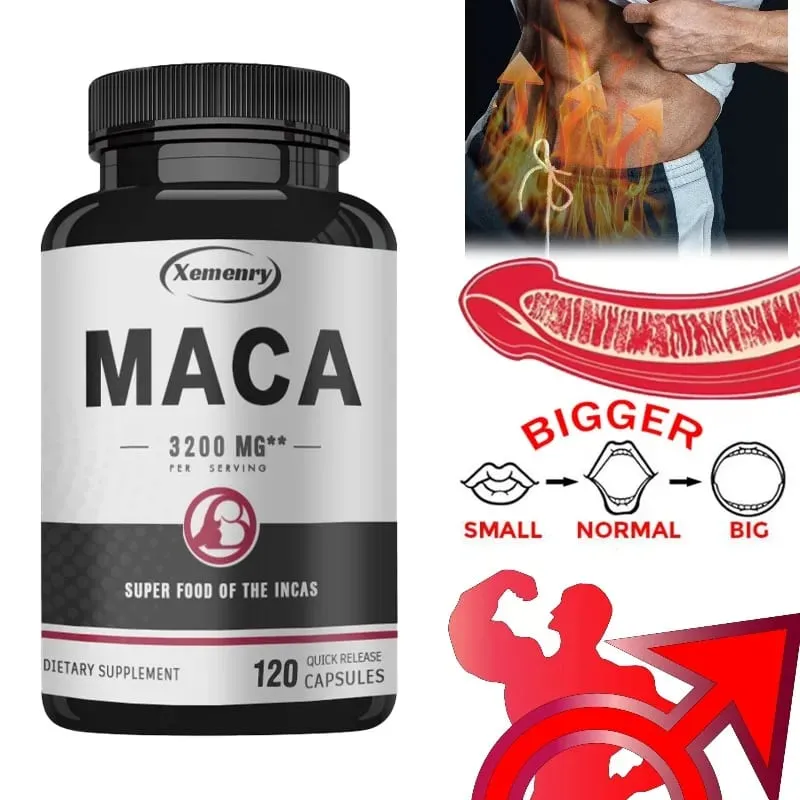 Organic Maca Supplement for Men Increase Stamina Immunity Supplement Big 18 — image 1
