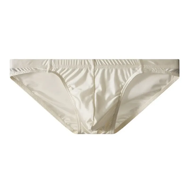 Breathable Low Waist Men Thin Panties Male Lingerie Underpants Men's Underwear Simple Ice Cool Briefs Summer