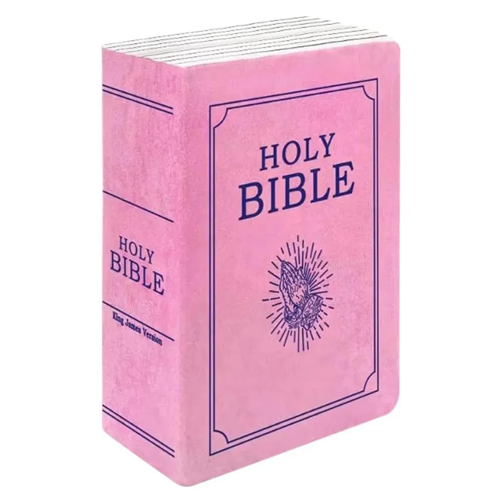 Living Room Realistic Looking Bible Pillow Sofa Cushion Bible Throw Pillow 33*22cm Cutest Bible Cushion Christmas Present — image 8