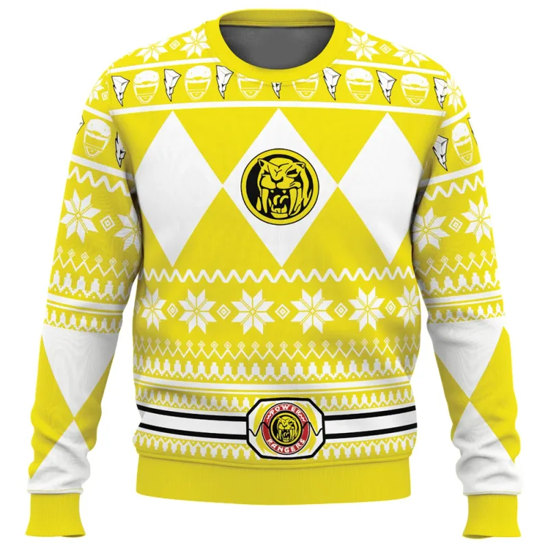 Masculino e feminino outono_inverno novo poderoso morphin multi cor ranger power ranger feio suéter de natal festa de natal com capuz — image 2