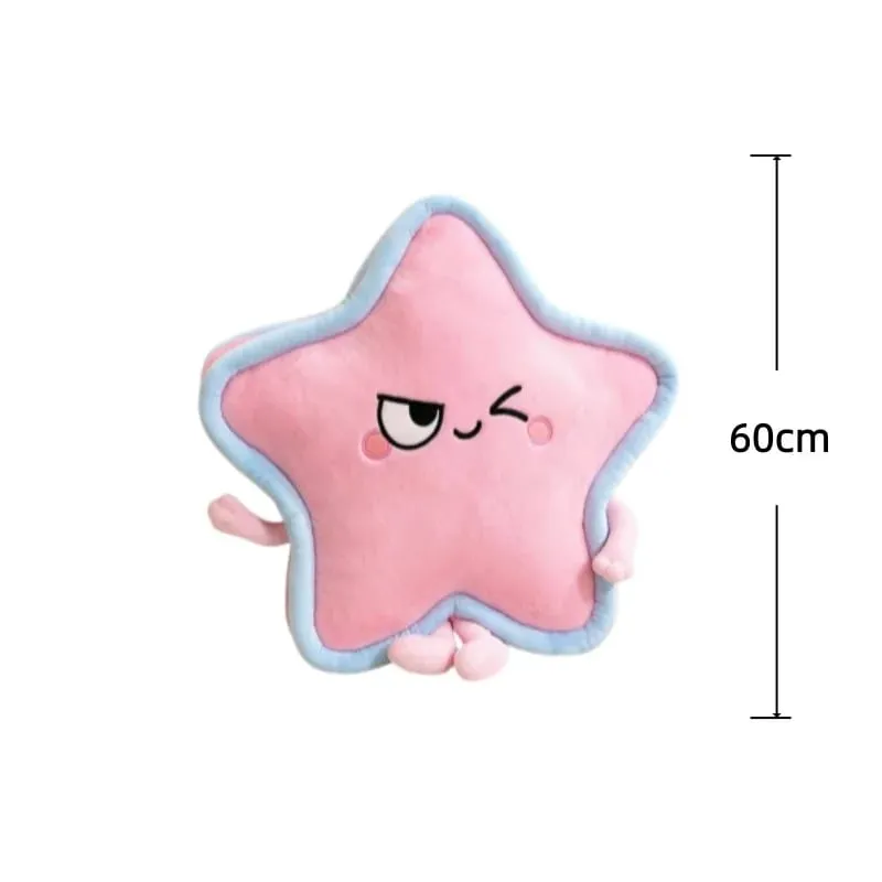 Five Pointed Star Plush Pillow 40/60cm Stuffed Cushion Squishy Sofa Cushion Adorably Home Decor Toys Creative Birthday Gifts — image 14