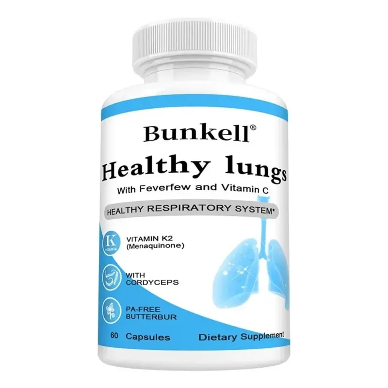 Lung Health Capsules with Vitamin C Balance Respiratory System and Skin Support Superior Respiratory Defense Bronchial Health