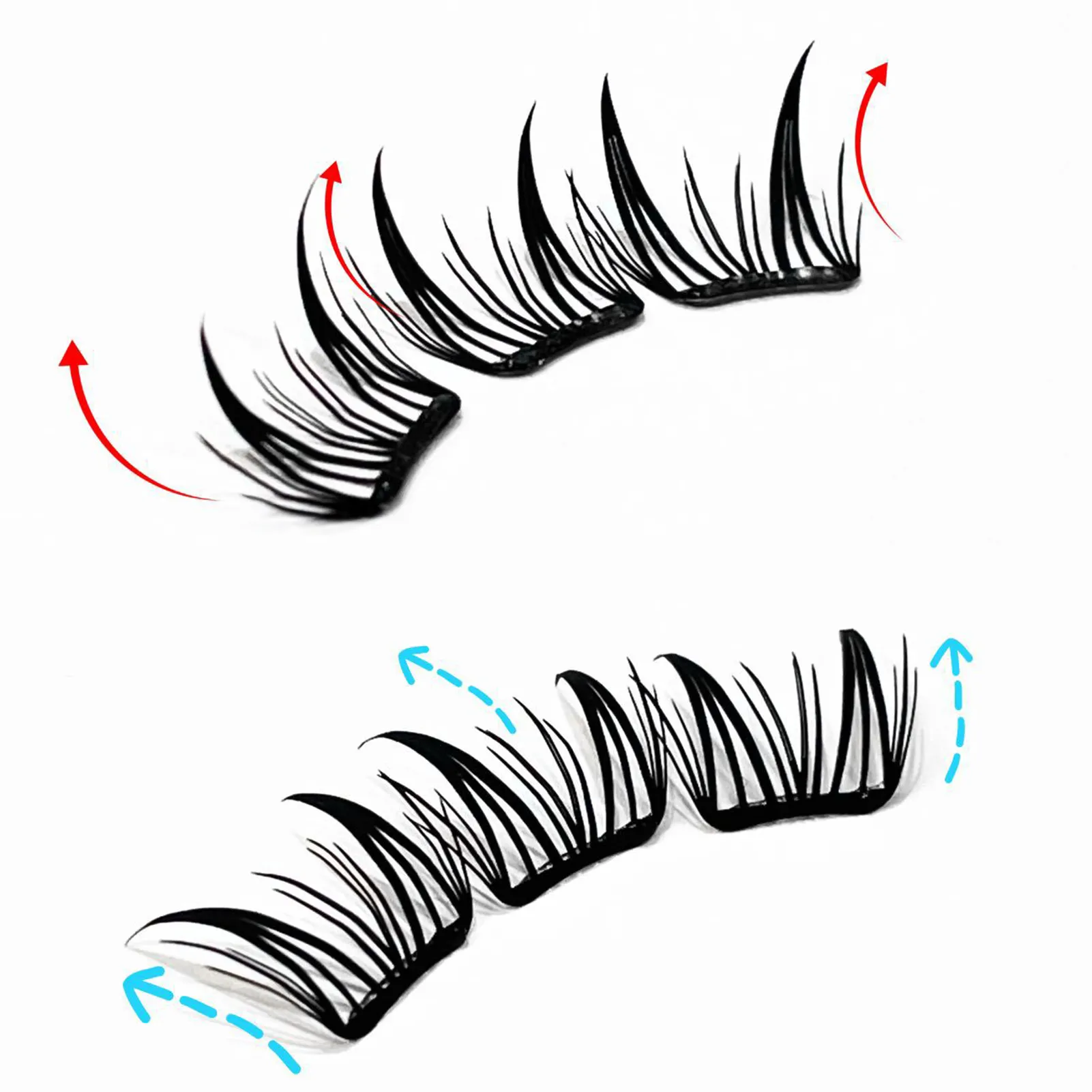 Sztuczne rzęsy C ​​Curl naturalne i delikatne rzęsy Manga samoprzylepne rzęsy idealne dla dziewczynek wieczorowe narzędzia do makijażu oczu