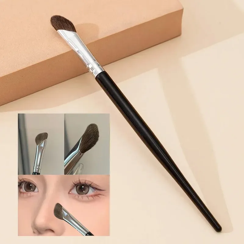 Natural Eye Makeup Brushes Set Eyeshadow Brush Eyebrow Contour Eyeliner Brush Women Eyes Cosmetic Blending Detail Make Up Tools — image 20