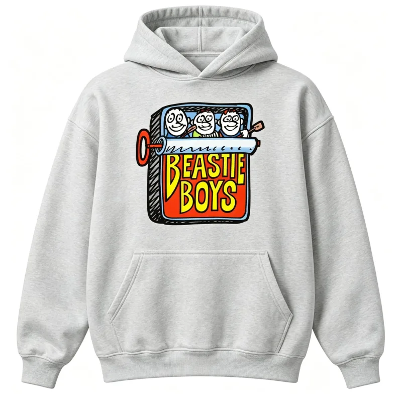 Beastie Boys Hip Hop Musik Vintage Design Luvtröja herr Höst Vinter Casual Damtröja med luva Unisex bomullsrock Topp — image 6