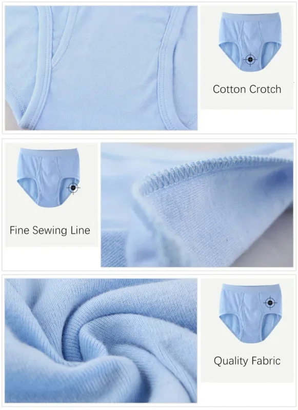 Solid Color Fat Plus Size Men's Underwear Mens Underpants 100% Cotton Comfortable Breathable Loose Large Size Men Briefs Panties — image 23