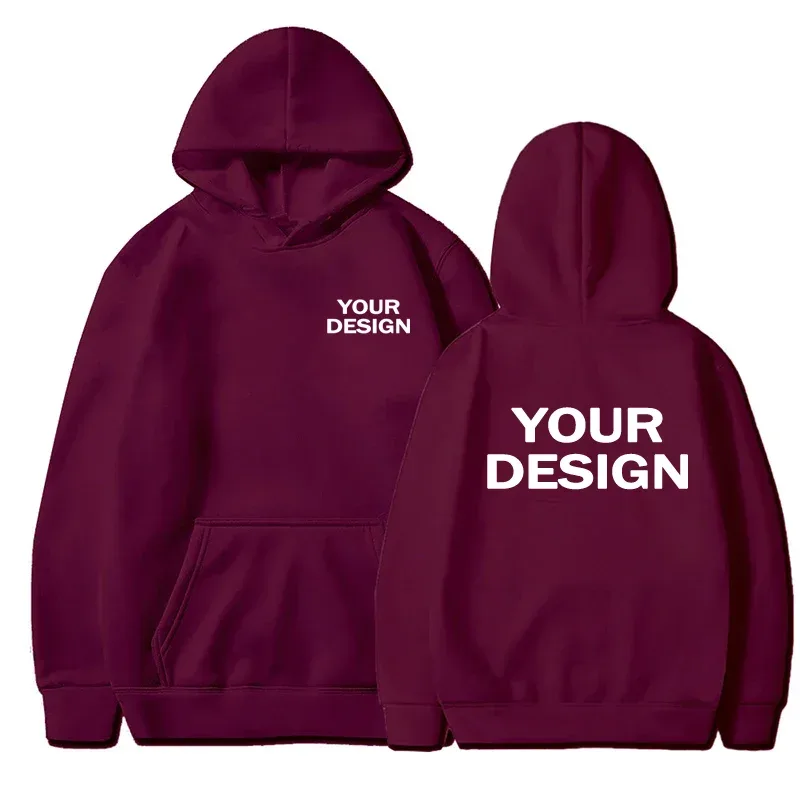 Custom Prints Herr Dam Luvtröjor Lösa fritidskläder Enfärgade Luvtröjor Långärmade Huvtröjor Personlighet Streetwear Sweatshirts — image 5