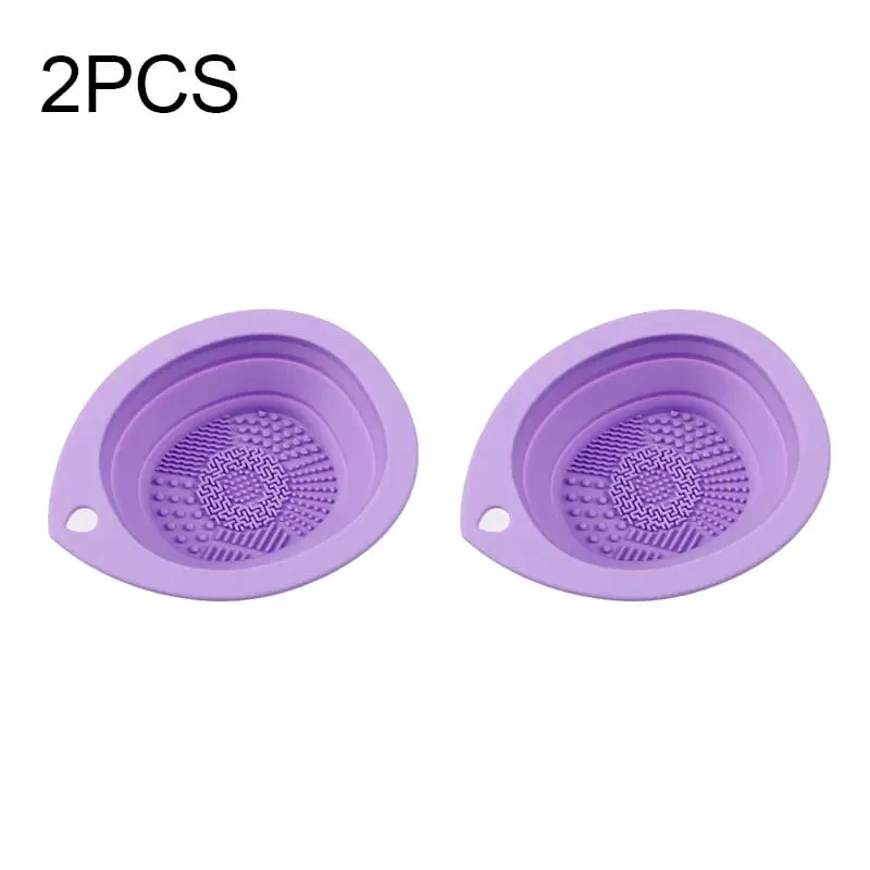 1/2PCS Silicone Makeup Cleaning Mat for Cleaning Makeup Brushes Makeup Brushes Wash Brush Cleaner Tool HZSQJGZ04 — image 11
