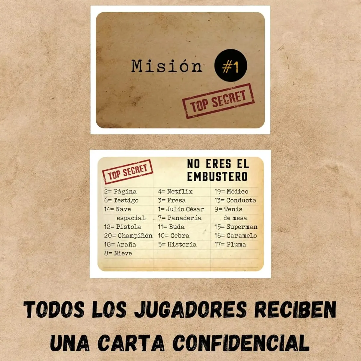 El Embustero Spanish Fun Party Card Game Strategy Bluffing & Creative Word‑Association Game for Friends to Unmask the Impostor — image 5