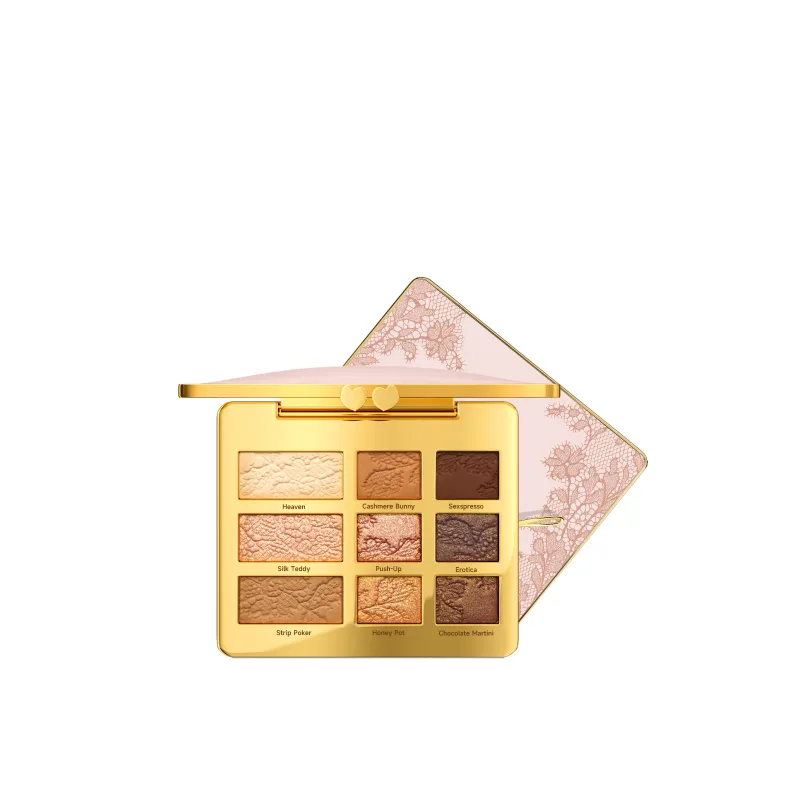 9 Colors Eyeshadow Palette Portable Multifunctional Glitter Eye Shadow Shimmer Pallet Highlighter Powder Brush Beauty Kit 12g