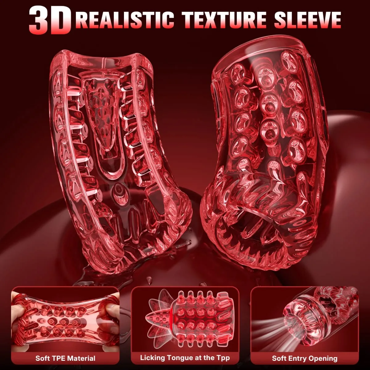Thrusting High Speed Sucking Male Masturbator Machine Automatic Telescopic Rotating Vagina Masturbation Cup Sex Toy APP Control — image 5