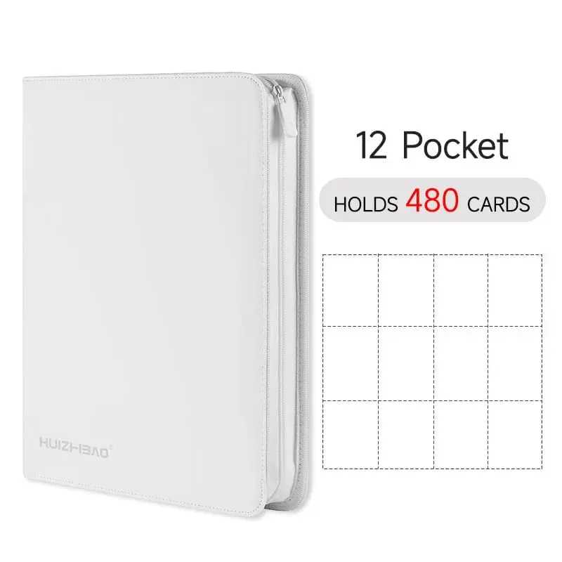 9/12 Pocket Zipper Card Binder Trading card album Durable Side Loading Card for mtg tcg for pokemon for yugioh for football — image 23