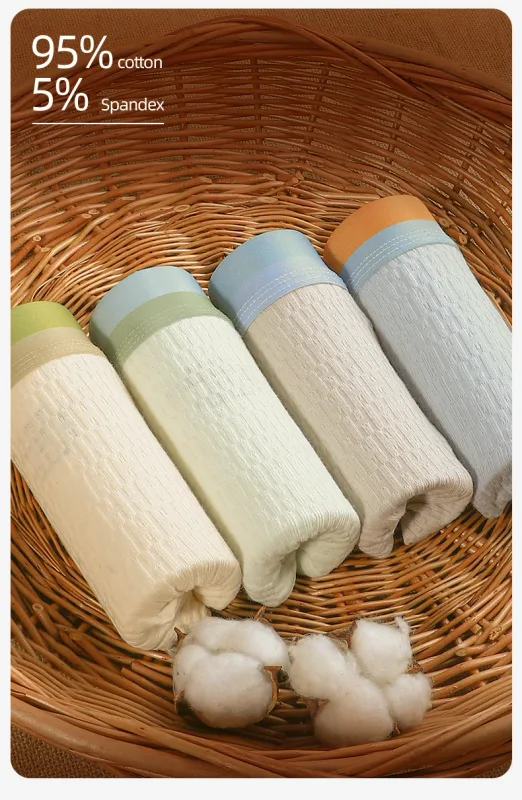 Panlalaking salawal na damit na panloob cotton panlalaki baby cotton pants ulo summer manipis na uso boys sports antibacterial shorts — image 5