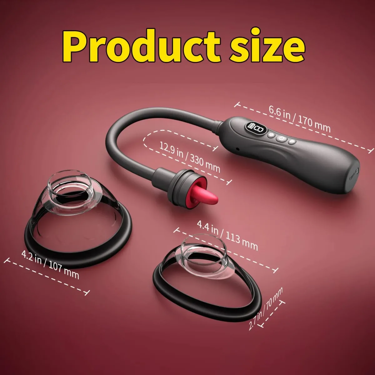 Pussy Pump Vibrator Tough Licking Sucking Toys BDSM Electric Vacuum Suck Vagina Female Sex Pump Toy Clit Nipple Sucker for Women