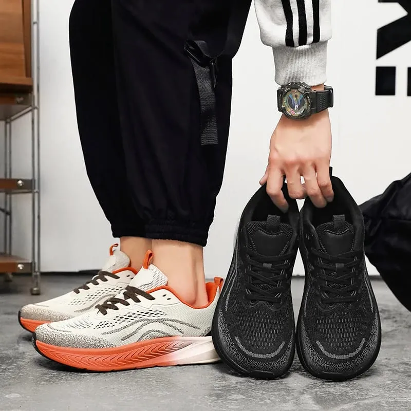 Outdoor Men's Casual Sneakers Minimalist Barefoot Shoes Running Shoes Lightweight Breathable Zero Soles Wide Toe Walking Shoes — image 8