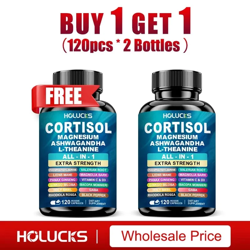 Koop er 1, krijg er 1 gratis! Premium Cortisol-capsules ondersteunen het evenwicht in hormonen, verminderen opvliegers en bevorderen een goede nachtrust. Niet-GMO