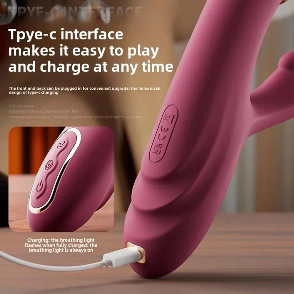 3in1 Thrusting Dild Vibrator for Women G-spot Stimulator Masturbator Clitoris Stimulator Sex Toys Female Goods for Adults — image 4