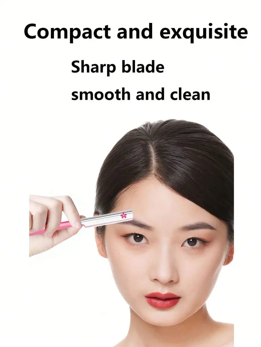 부드럽고 깨끗한 정리를위한 5pcs 작고 절묘한 Beipin 전문 눈썹 트리머 날카로운 블레이드