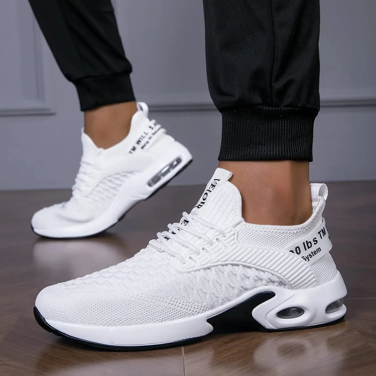 New Men's Sneakers Thick Sole Comfortable Casual Shoes Lightweight Breathable Fashion Running Shoes Luxury Male Tenis Masculino — image 3