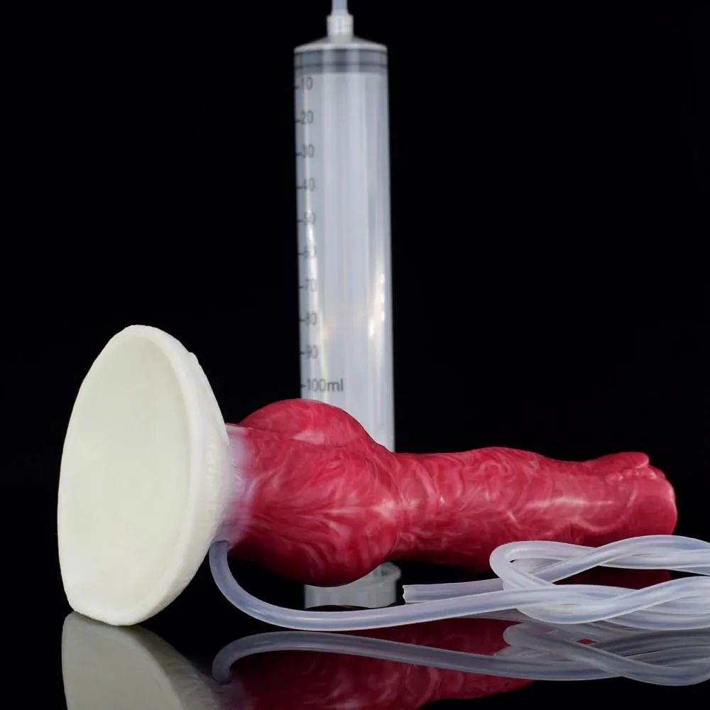 Squirting Realistic Dog Knot Dildo Colorful Fake Penis Silicone Anus Dilator Ejaculation 18+ Sex Toys For Women Men Adults — image 4