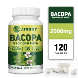 תמצית Bacopa Monnieri - עוזרת לחשיבה ברורה ומשפרת זיכרון עיכוב הזדקנות תוספי תזונה