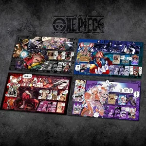 60*35 ס"מ Anime One Piece OPCG GAME Card PlayMat Comic Series New Four Emperors Teach Shankusu Buggy Luffy Chopper Collection צעצועים