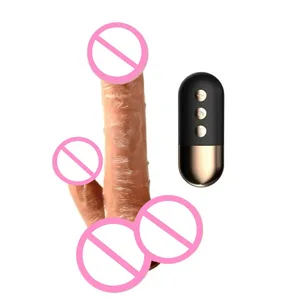 Consolador femenino de concha pequeña, vibrador con Control remoto, masturbador femenino, juguete sexual para adultos