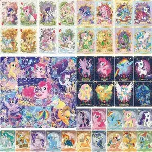Ekte My Little Pony Card Friendship Eternal 6 7 8 Huiyue Series SC SLR SGR UR Søt prinsesse Anime samlekort leketøy