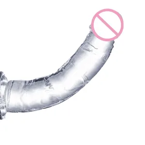 Läpinäkyvä Big Dick 13 Kokoa Realistinen Jelly Dildo Naiset Homot Anal Seksilelut Pehmeä Klitoris Emättimen itsetyydyttimet Penis Imukuppi