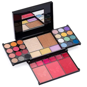 Make-up Kit pro ženy Kompletní sada Make-up Dárková sada Vše v jednom Make-up Kit s 38 barvami štětce na oční stíny Lesky na rty Zrcadlo