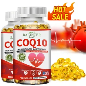 CoQ10 Softgels - תוסף קואנזים Q10 (אוביקינון) נוגד חמצון נספג מאוד תומך בבריאות הלב ובייצור אנרגיה