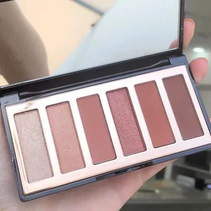 Maquillaje de marca CT, el más vendido, 6 colores, disco de sombra de ojos, 8,2g, acabado perlado mate, serie de colores desnudos, Cosméticos de belleza para ojos