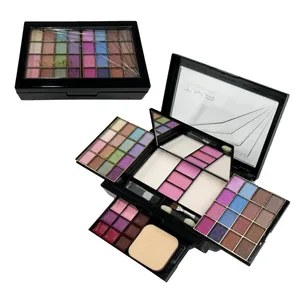Makeup Kit Kompletní sada pro ženy Multifunkční vše v jednom balení Nová 46barevná rtěnka na obličej oční stíny štětec na obočí Make-up Paletka