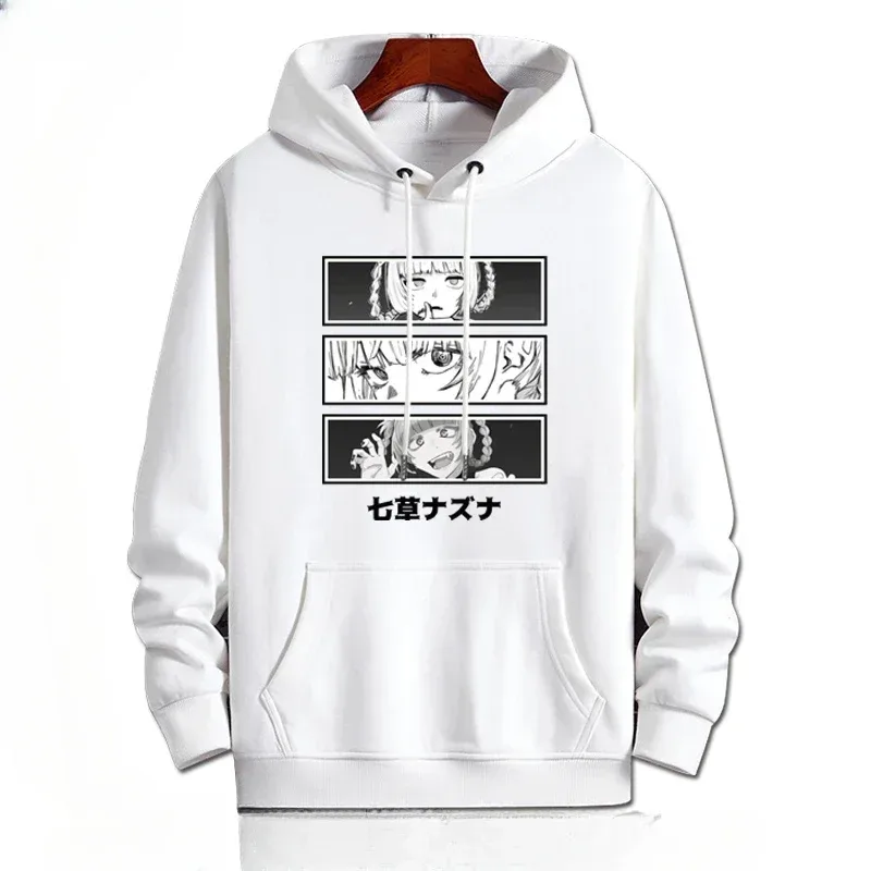 Y2K アニメコールオブザナイトなずな七草おかしいパーカーヒップホップグラフィックスウェット Poleron Hombre ストリート原宿 Tracksuit